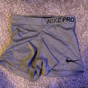 Gray nike spandex